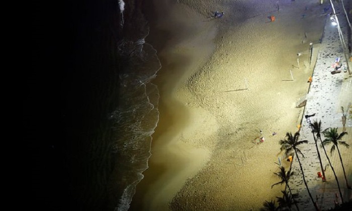 Rio`s famous beaches take battering as scientists issue climate change warning 